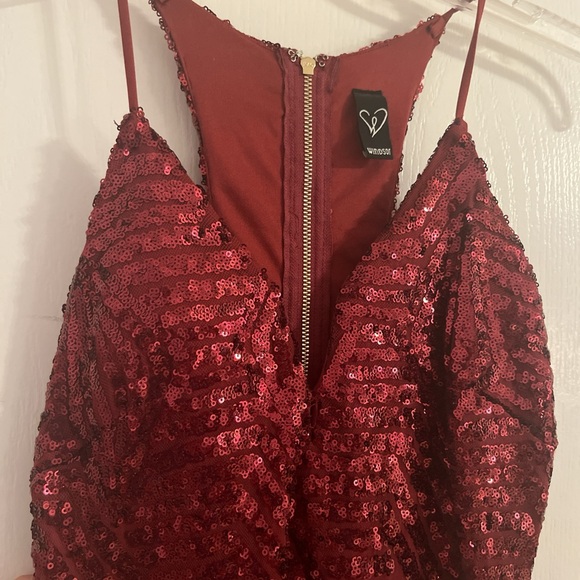 Windsor Red Sequin Dress - Picture 5 of 6